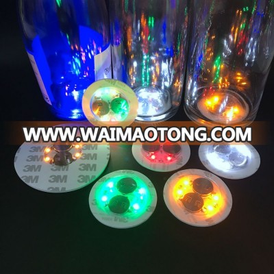 Wholesale cheap price CE RoHS colorful 3M sticker LED bottle light